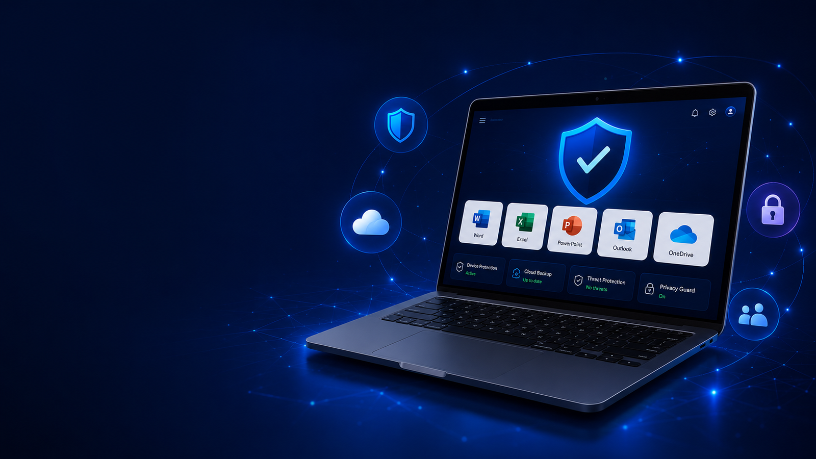 Logiciels de sécurité informatique, antivirus, Microsoft 365, sauvegarde et confidentialité pour petite entreprise