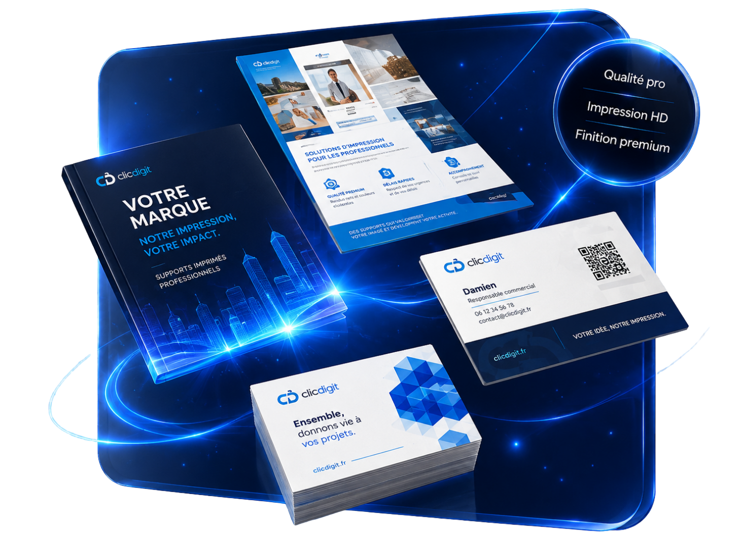 Supports imprimés professionnels pour PME